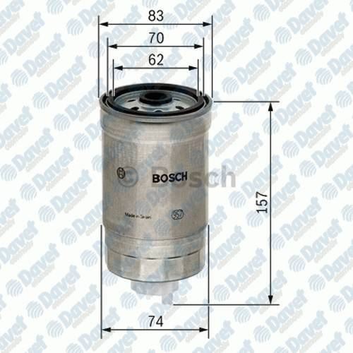 BOSCH 1457434194 Dizel Yakit Filtresi Boxer Jumper Ducato 2.8 D 2.8 D 2.8 Diesel Marea Kappa 2.4d Astra F